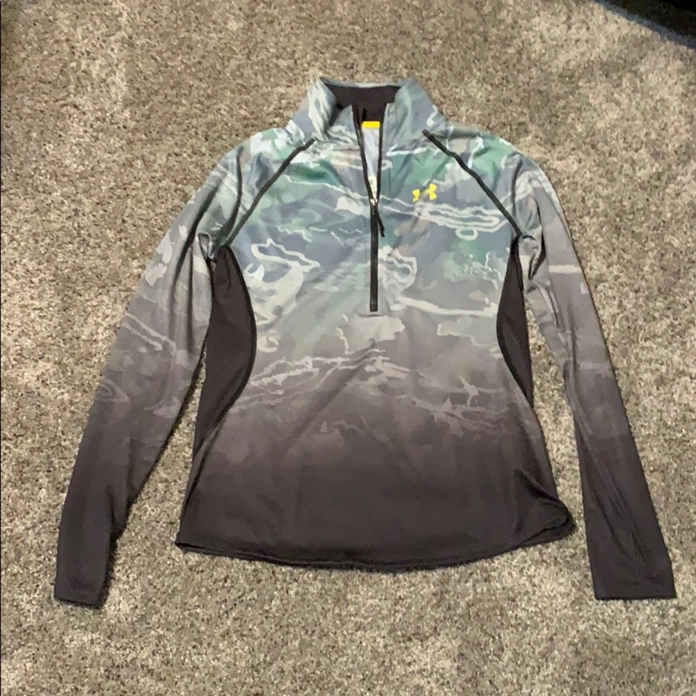 Under armour camo half zip